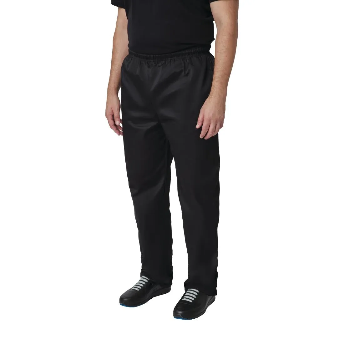 A582-4XL Whites Vegas Chef Trousers Polycotton Black 4XL