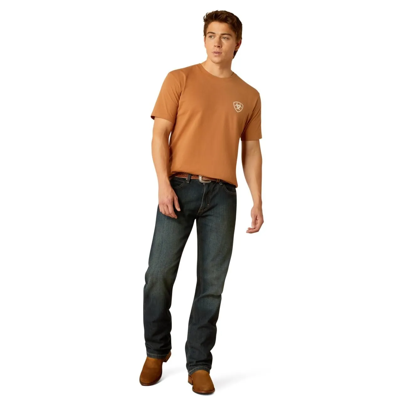 Ariat Men's Horizon Oasis T-Shirt, Chipmunk