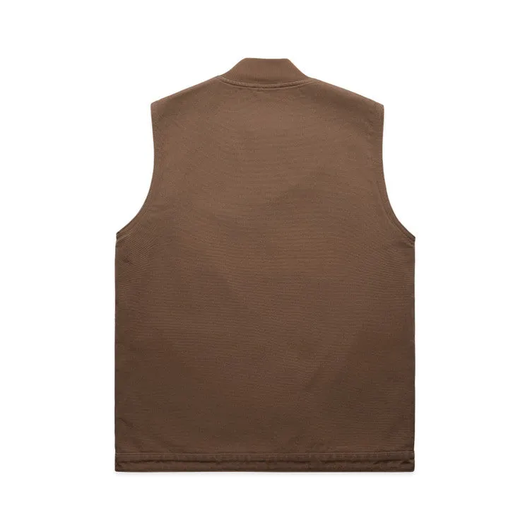 Ascolour Mens Canvas Heavy Vest (5528)