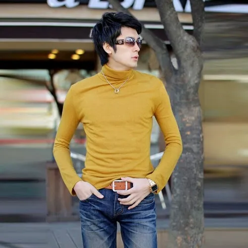 Autumn Winter Slim Streetwear Fashion Solid Long Sleeve