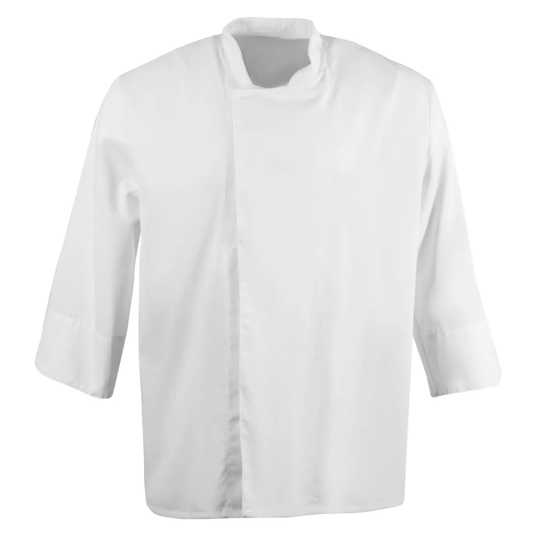 BB578-M Whites Unisex Atlanta Chef Jacket White Teflon Size M