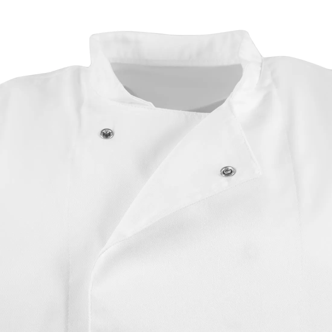 BB578-M Whites Unisex Atlanta Chef Jacket White Teflon Size M