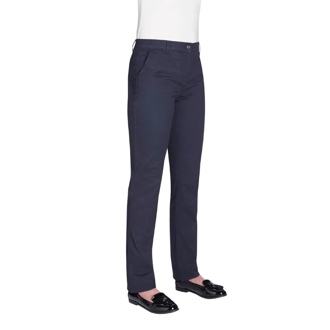 Brook Taverner Womens Houston Slim Leg Chinos Navy Size 22 - BA082-22