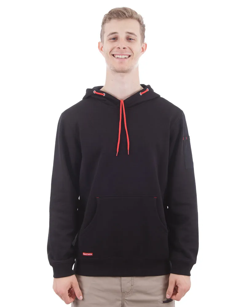 Brushed Fleece Hoodie - Black