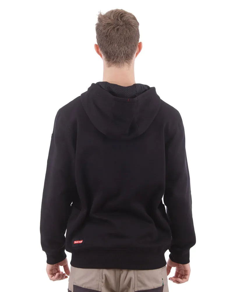 Brushed Fleece Hoodie - Black