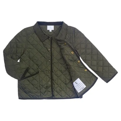 Classic Quilted Jacket - Olive