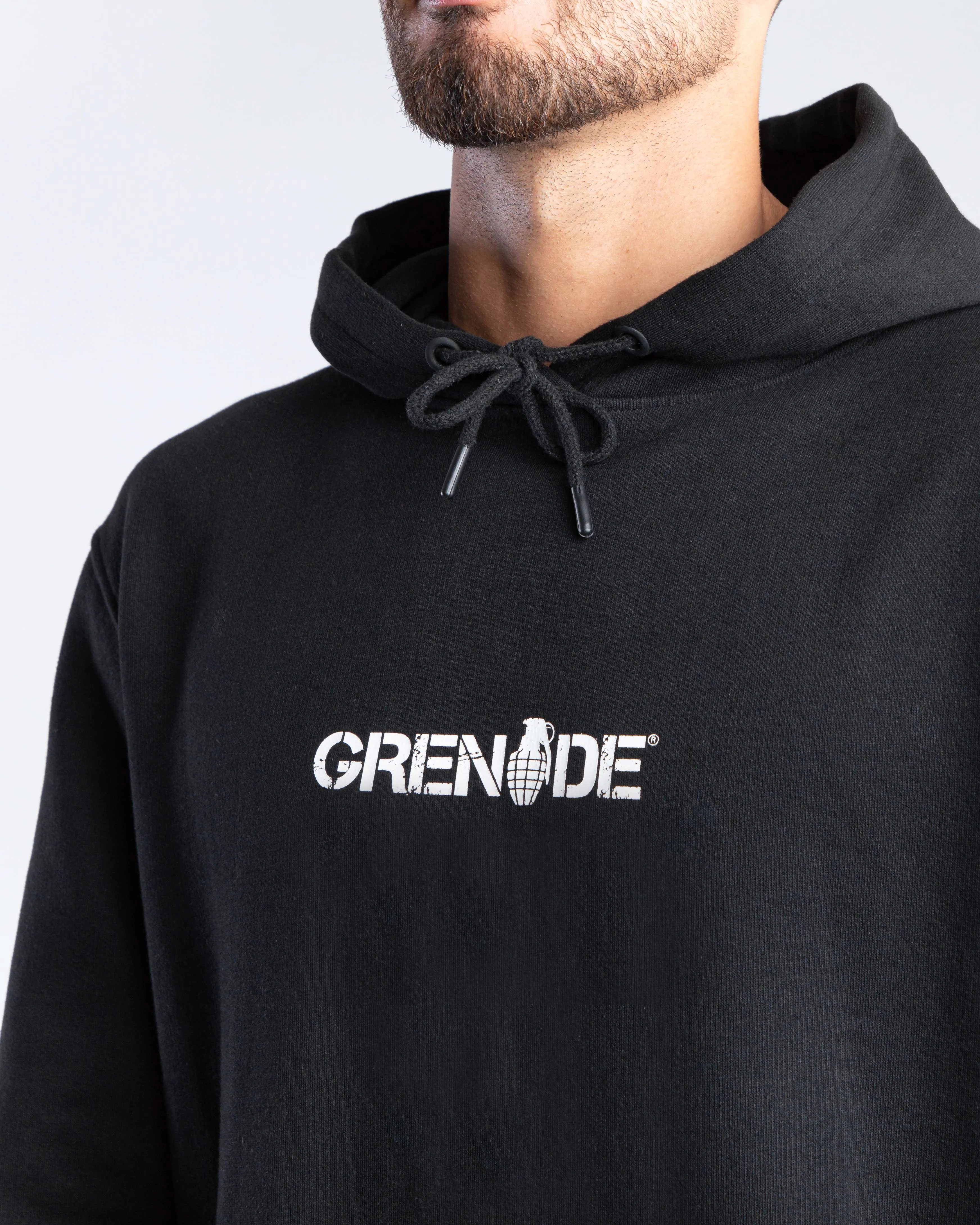 Core Hoodie - Black / White