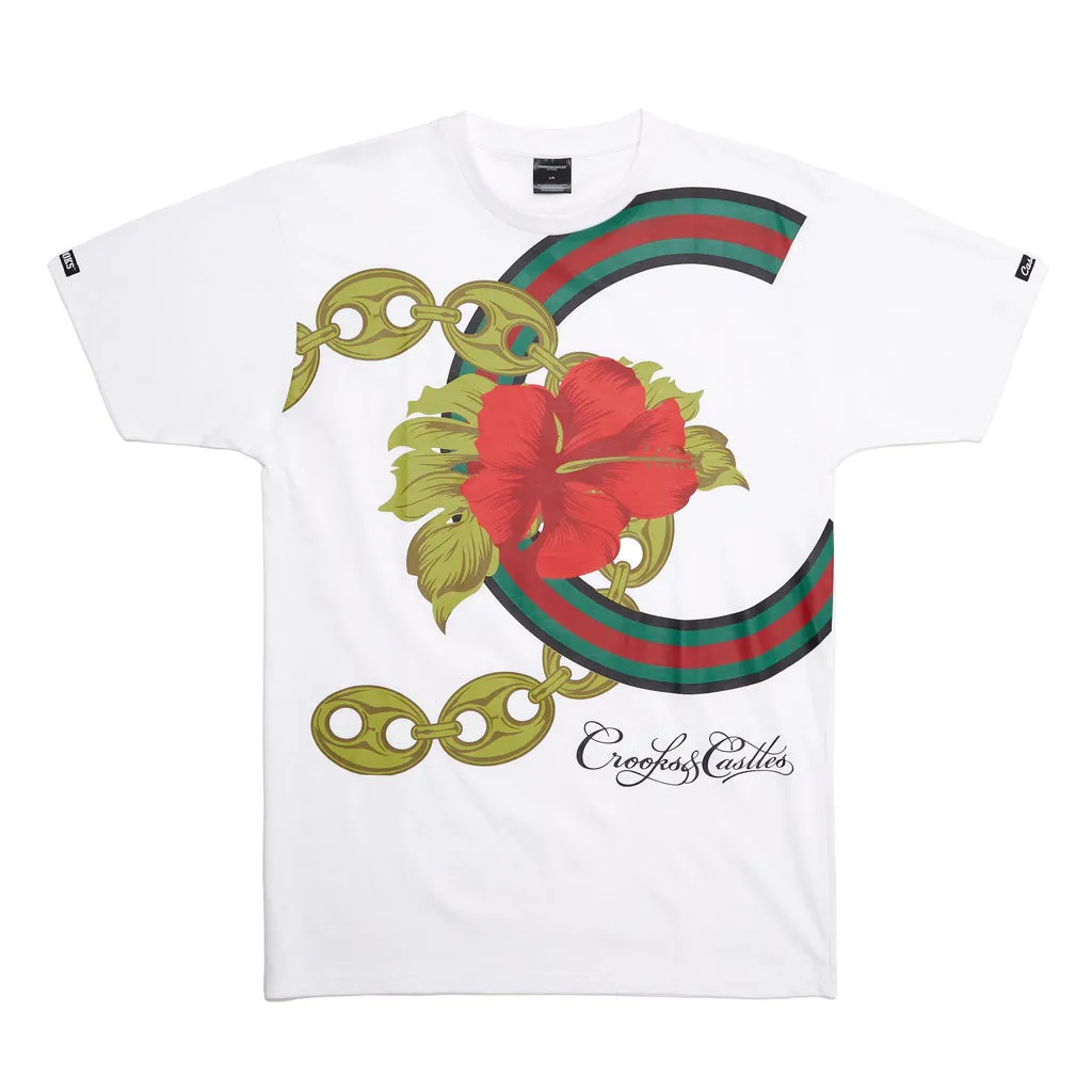 Crooks & Castles Aloha Friday OVS Tee White