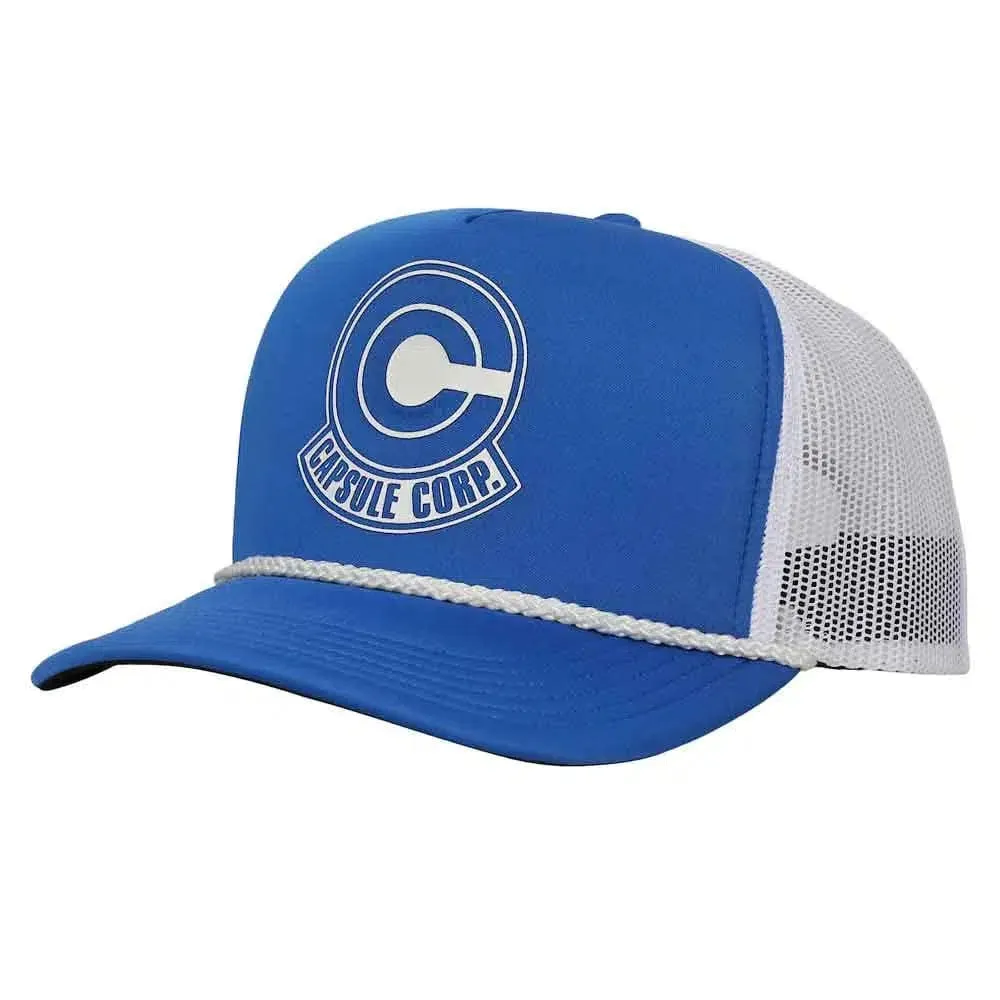 Dragon Ball Z - Capsule Corp. Trucker Hat (Blue / White) - Bioworld