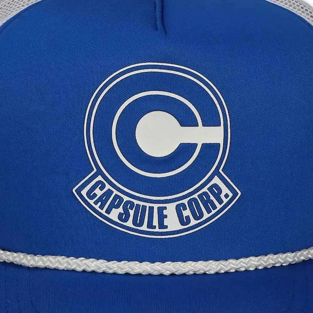 Dragon Ball Z - Capsule Corp. Trucker Hat (Blue / White) - Bioworld