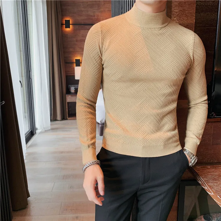 Fashion Knitted Wool Casual Turtleneck