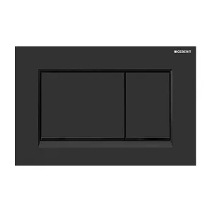 Geberit Sigma 30 Dual Flush Plate Matte Black