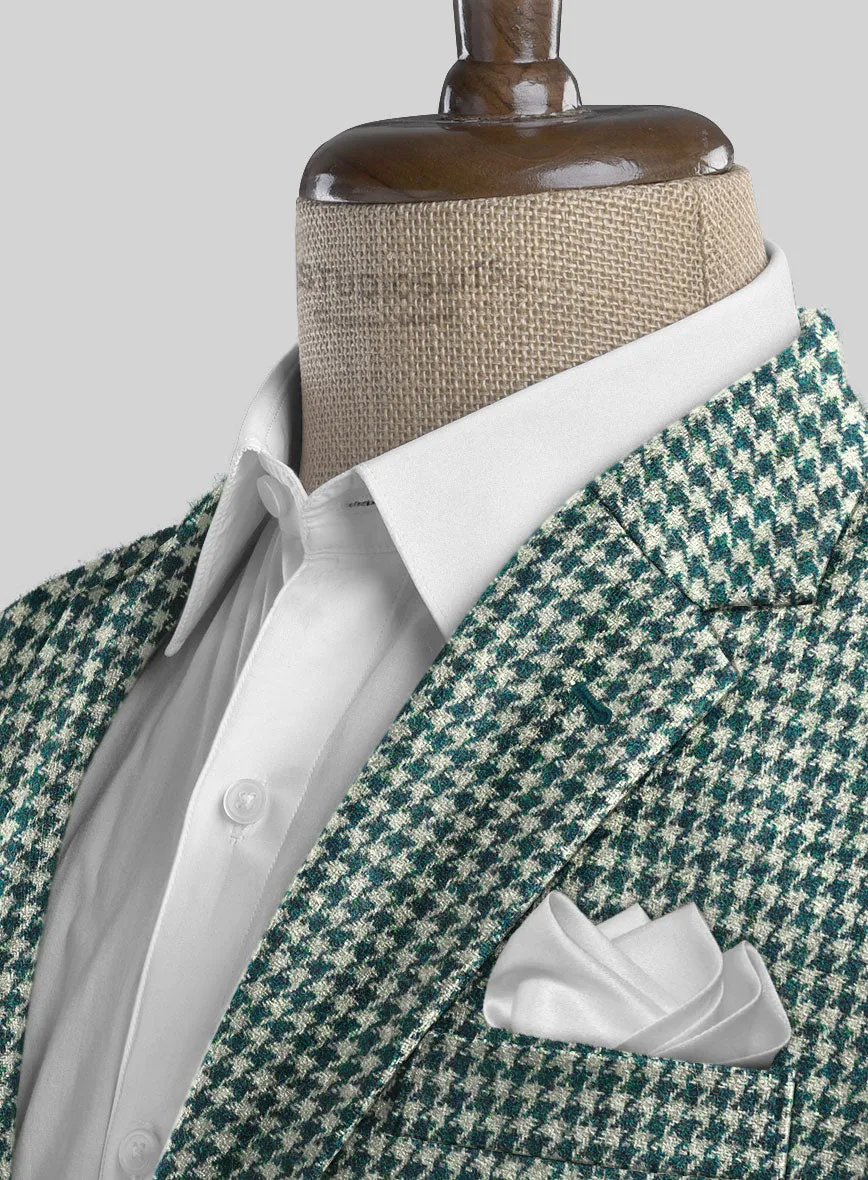 Harris Tweed Houndstooth Green Suit