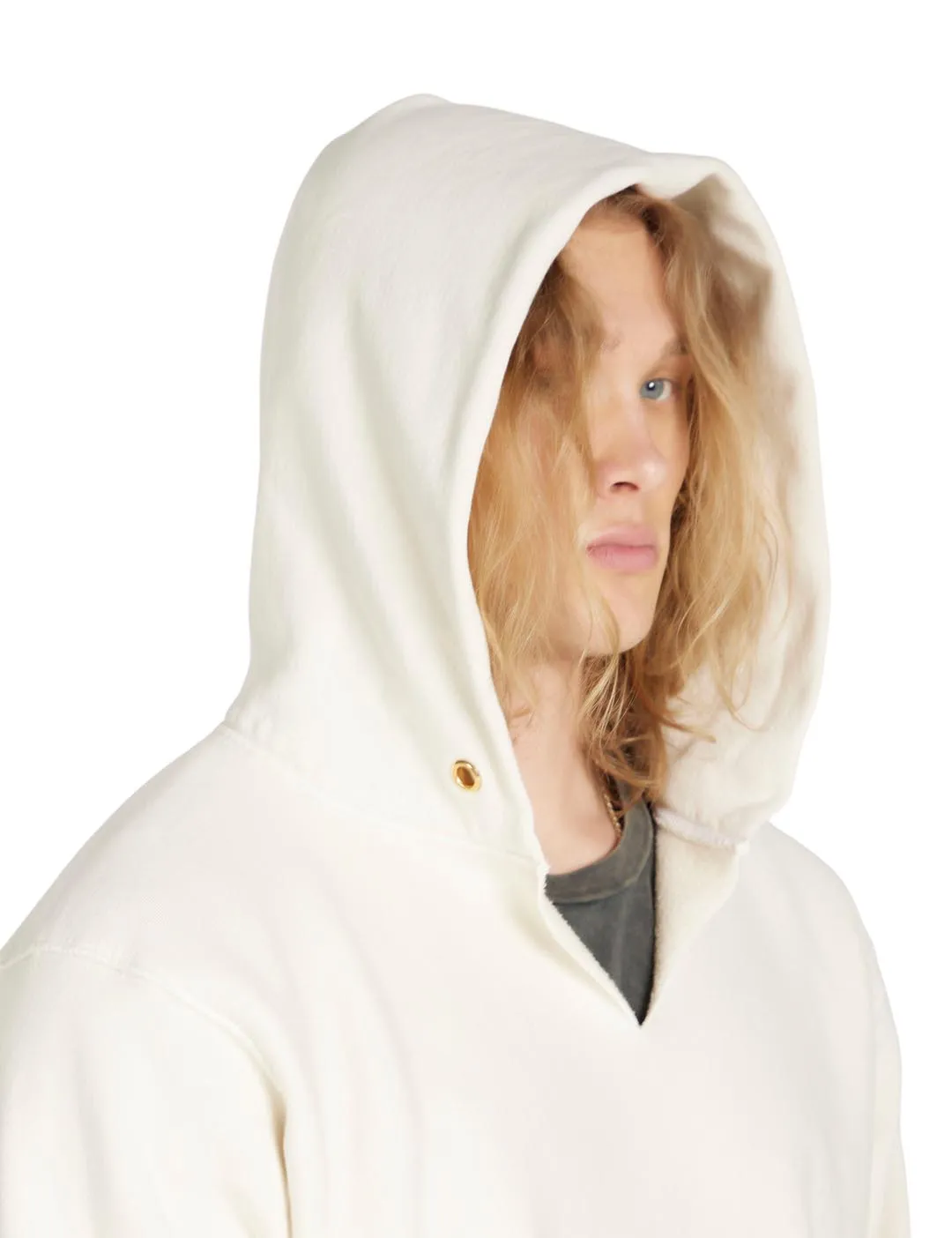 Heavyweight Raw Cropped Hoodie