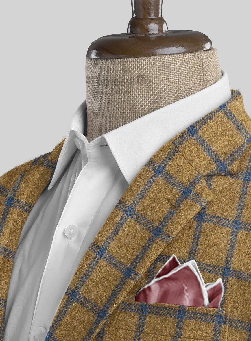 Highlander Heavy Mustard Check Tweed Suit