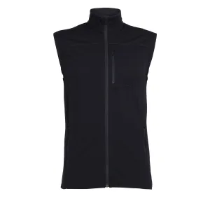 Icebreaker Men's Black RealFLEECE Mt Elliot Vest