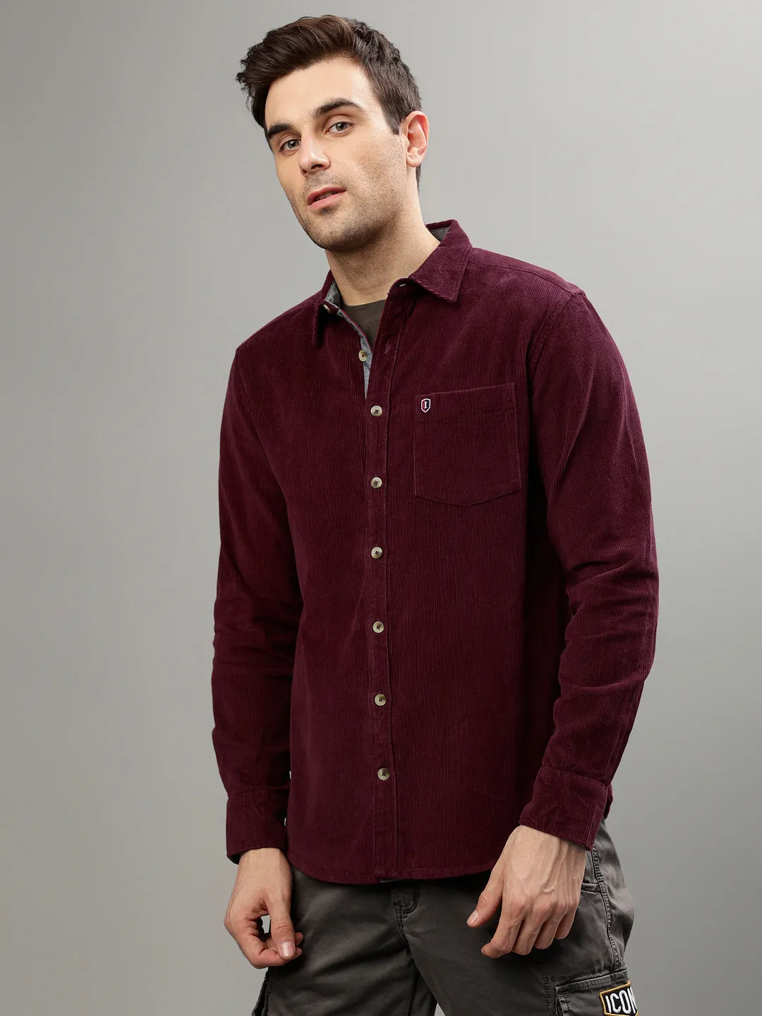 Iconic Red Fashion Regular fit Shirts