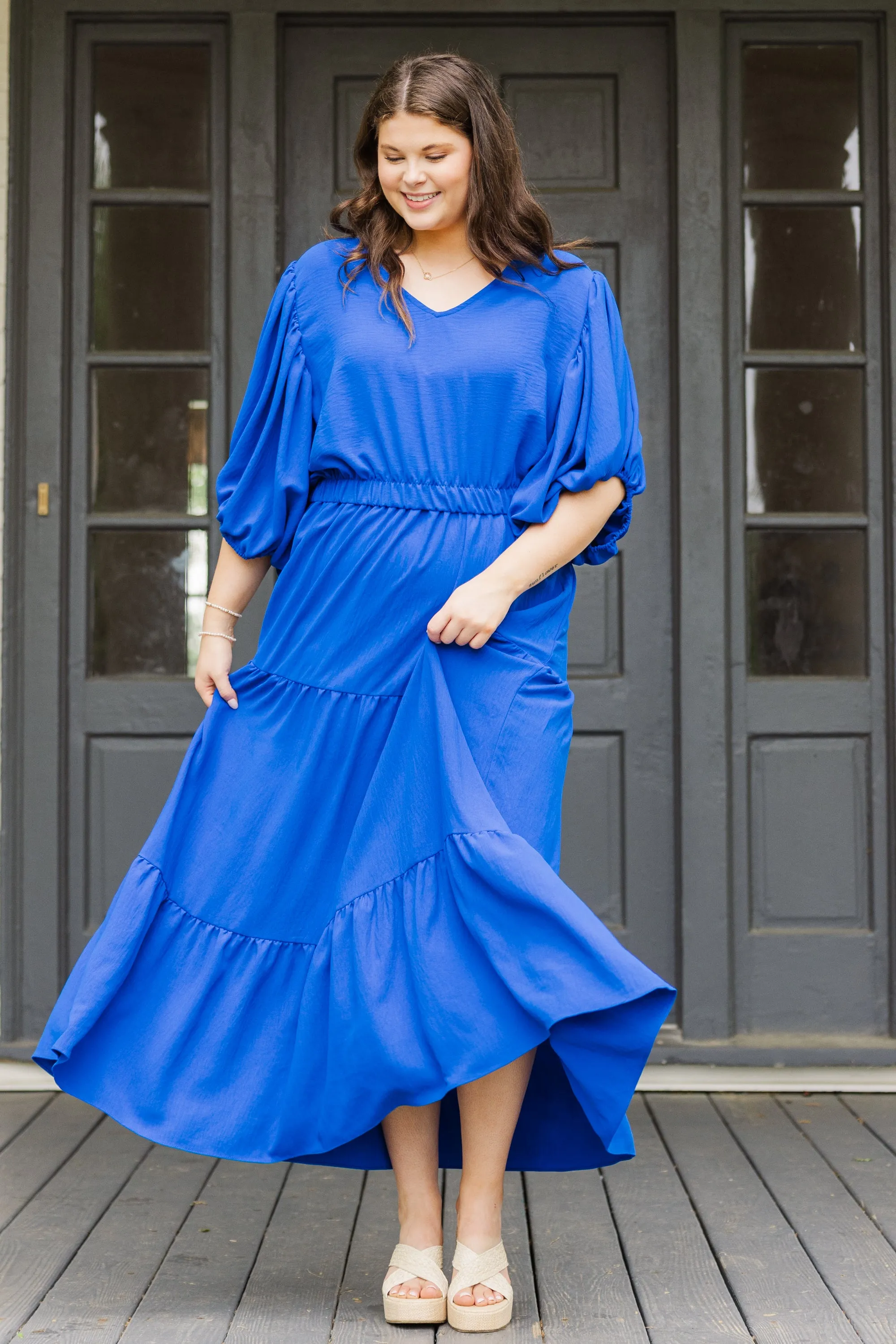 Inspired By Life Maxi Skirt, Royal Blue