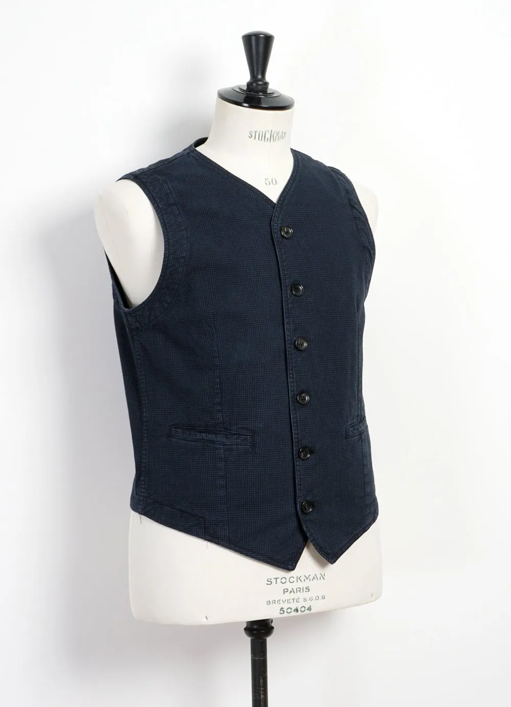 KAJ | Casual Waistcoat | Black Navy