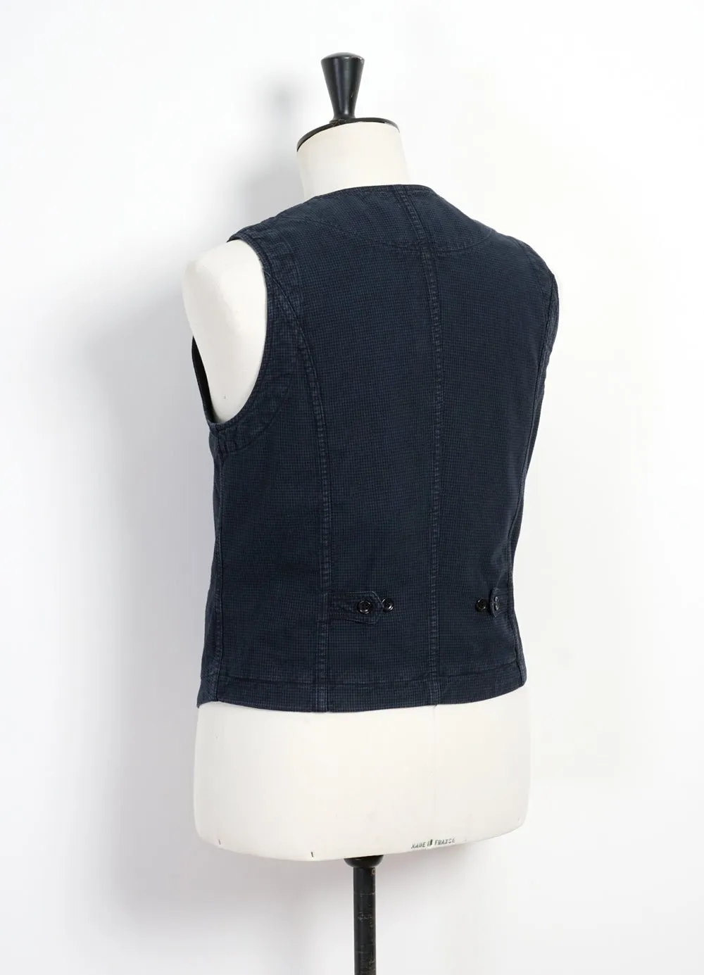 KAJ | Casual Waistcoat | Black Navy