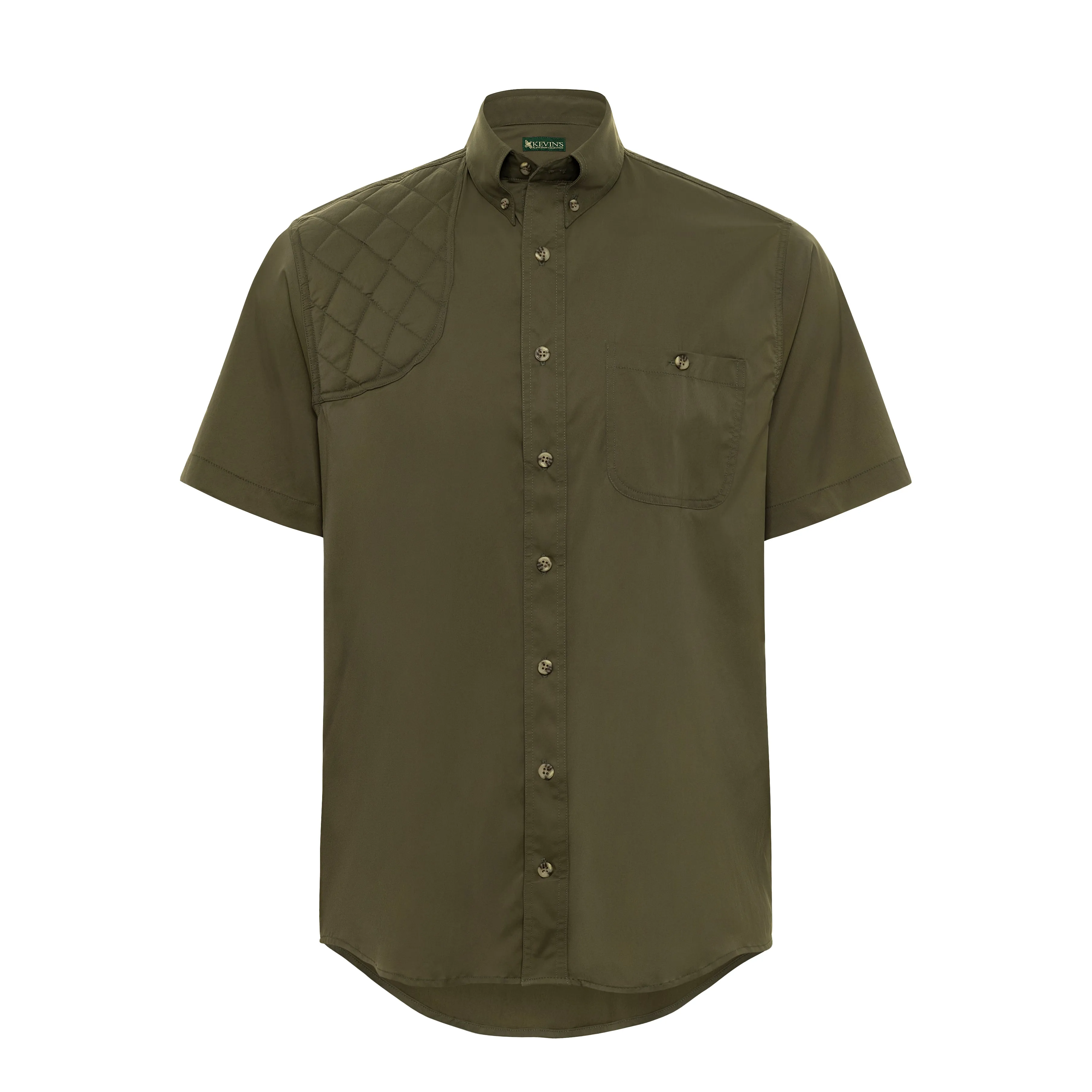 Kevin's Short Sleeve Single Right Patch Performance Shooting Shirt