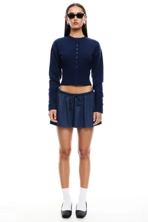 LIONESS Ghost Mini Skirt Navy