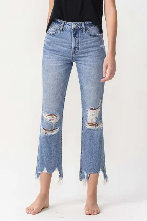 LOVERVET by Vervet High Rise Relaxed Straight Jeans