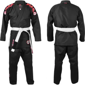 MAR-061B | Black Brazilian Jiu-Jitsu Uniform