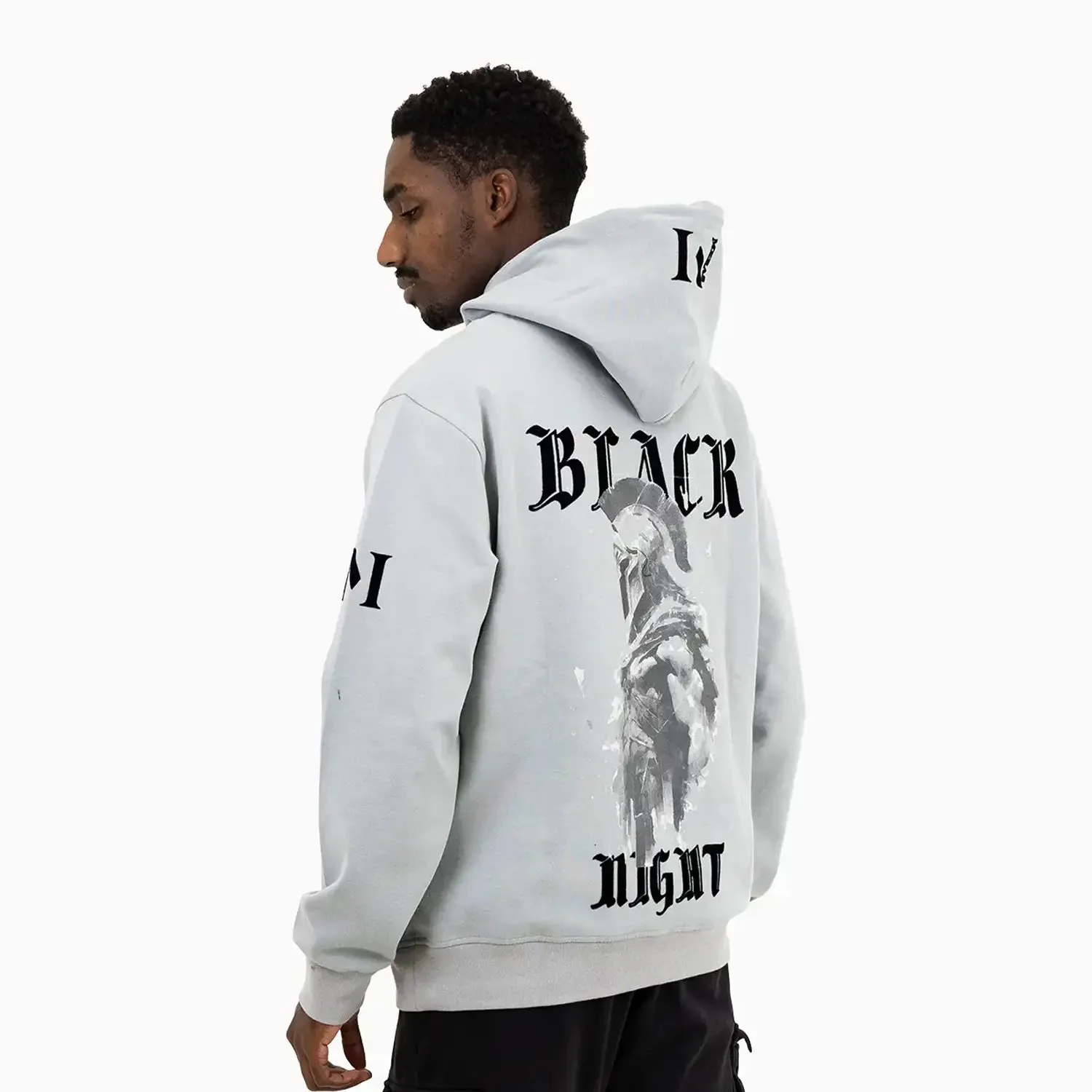 Men's Black Knight Pull Over Hoodie