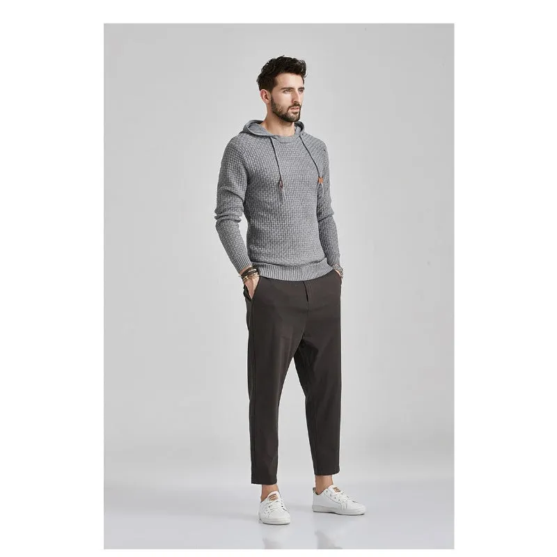 Men's Hooded Casual Sweater