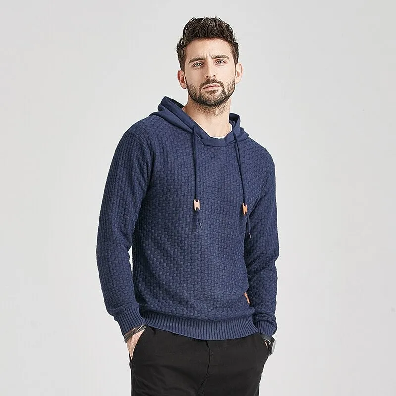 Men's Hooded Casual Sweater