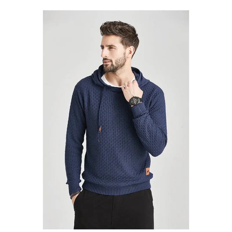 Men's Hooded Casual Sweater