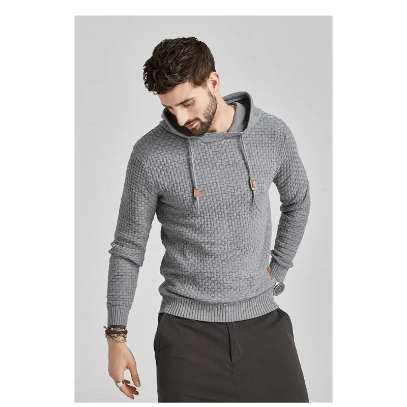 Men's Hooded Casual Sweater