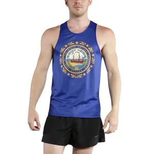 Men's Printed Singlet- New Hampshire