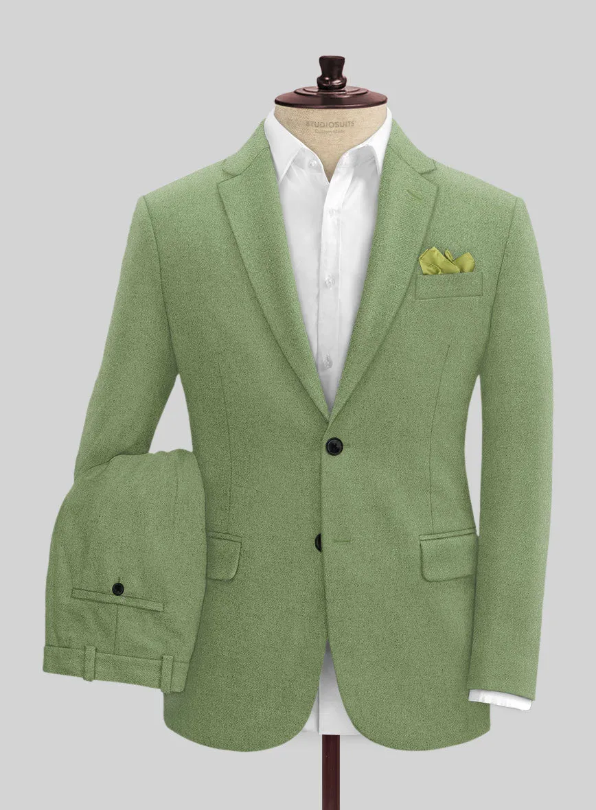 Naples Honeydew Green Tweed Suit