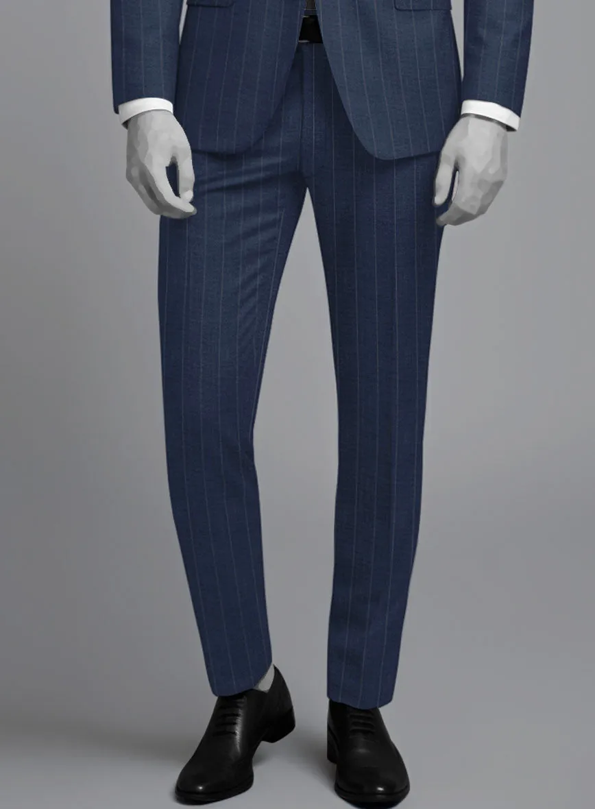 Napolean Artisan Band Blue Wool Suit