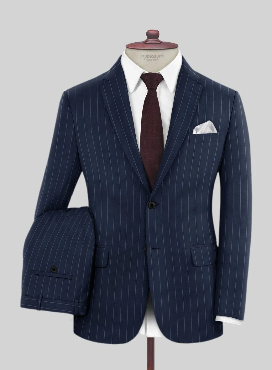 Napolean Broadway Blue Wool Suit