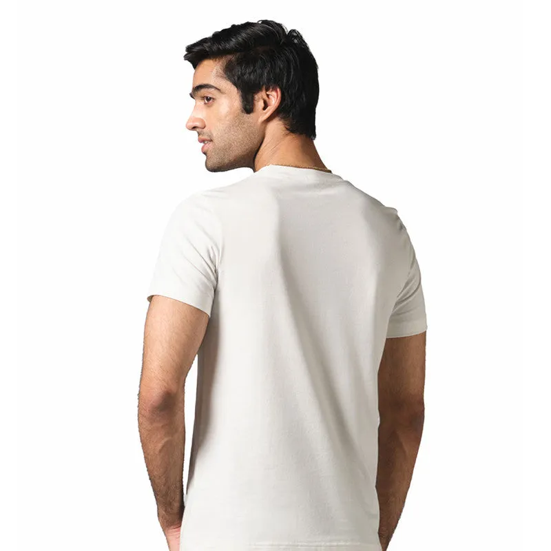 Neeman's Organic Cotton T-Shirt for Men | Crew Neck | Ivory