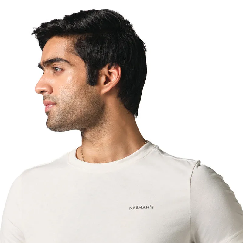 Neeman's Organic Cotton T-Shirt for Men | Crew Neck | Ivory