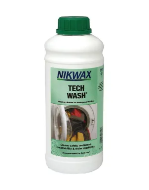 Nikwax Tech Wash Clothing & Equipment Cleaner - 1L