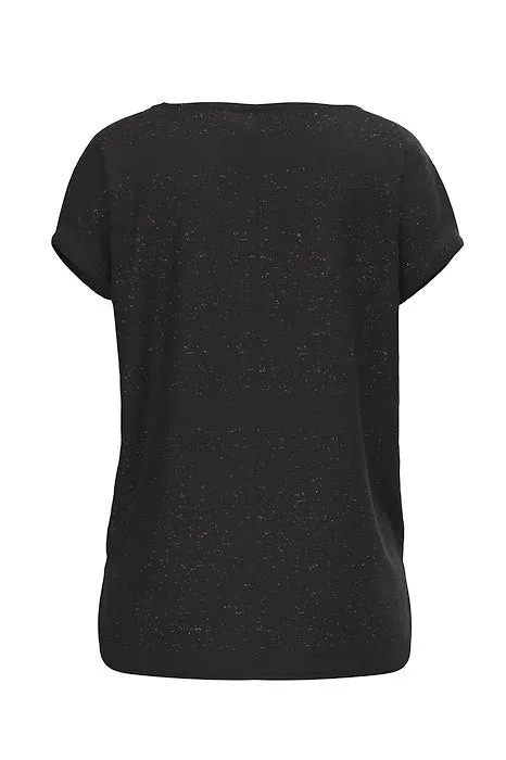 Rebel Fleck Tee in black