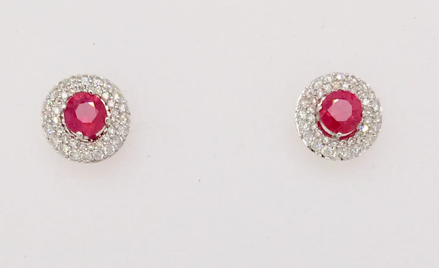 Ruby & Diamond Earrings