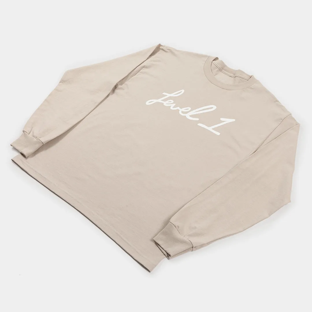 Script Long Sleeve T