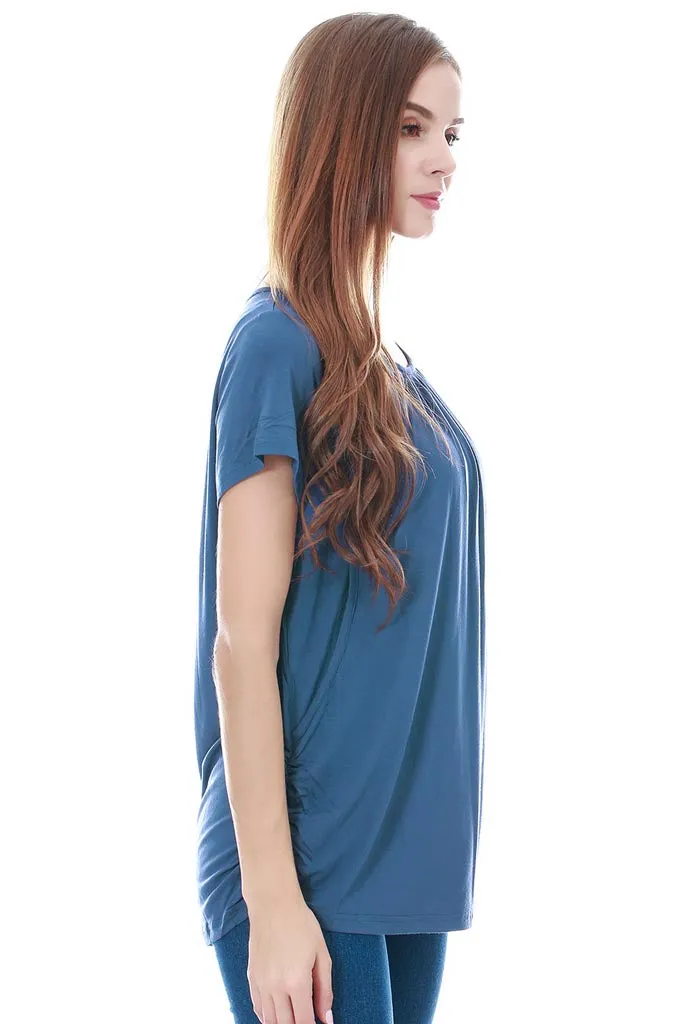 Smallshow Short Sleeve Maternity Nursing Tops