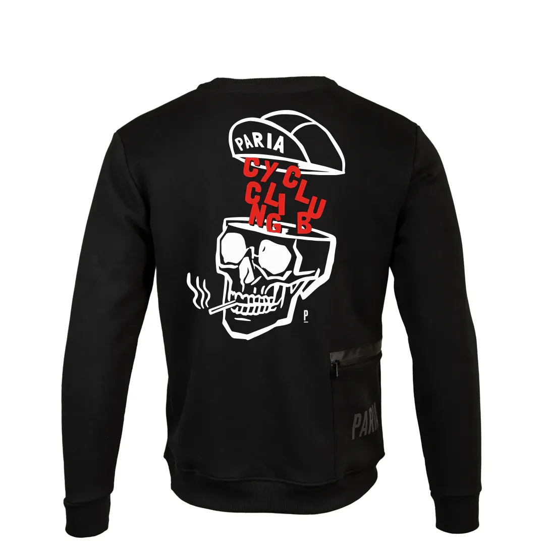 SMOKING SKULL Utility Cycling Sweatshirt