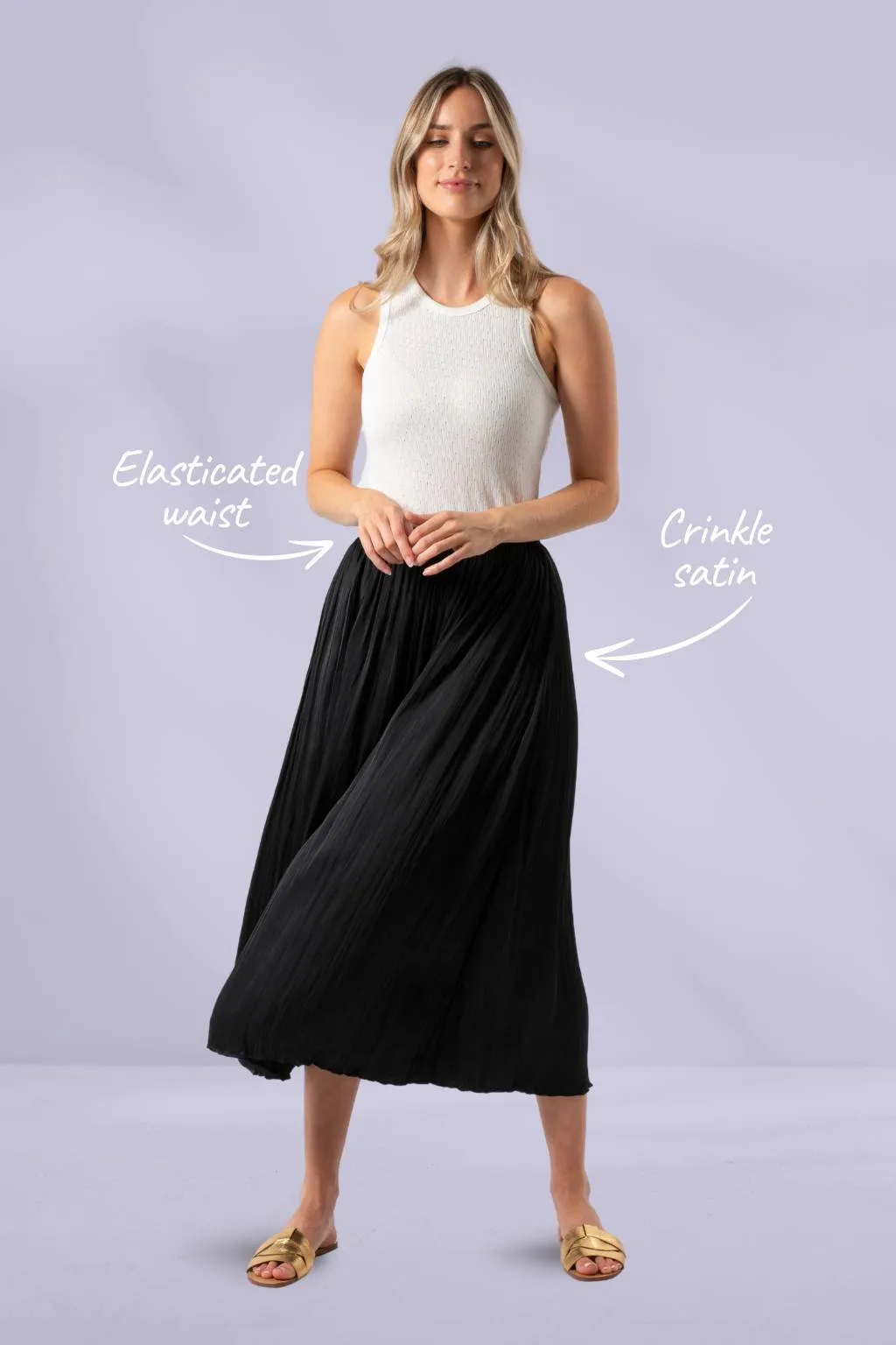 Stella and Gemma All Day Everyday Skirt Liquorice