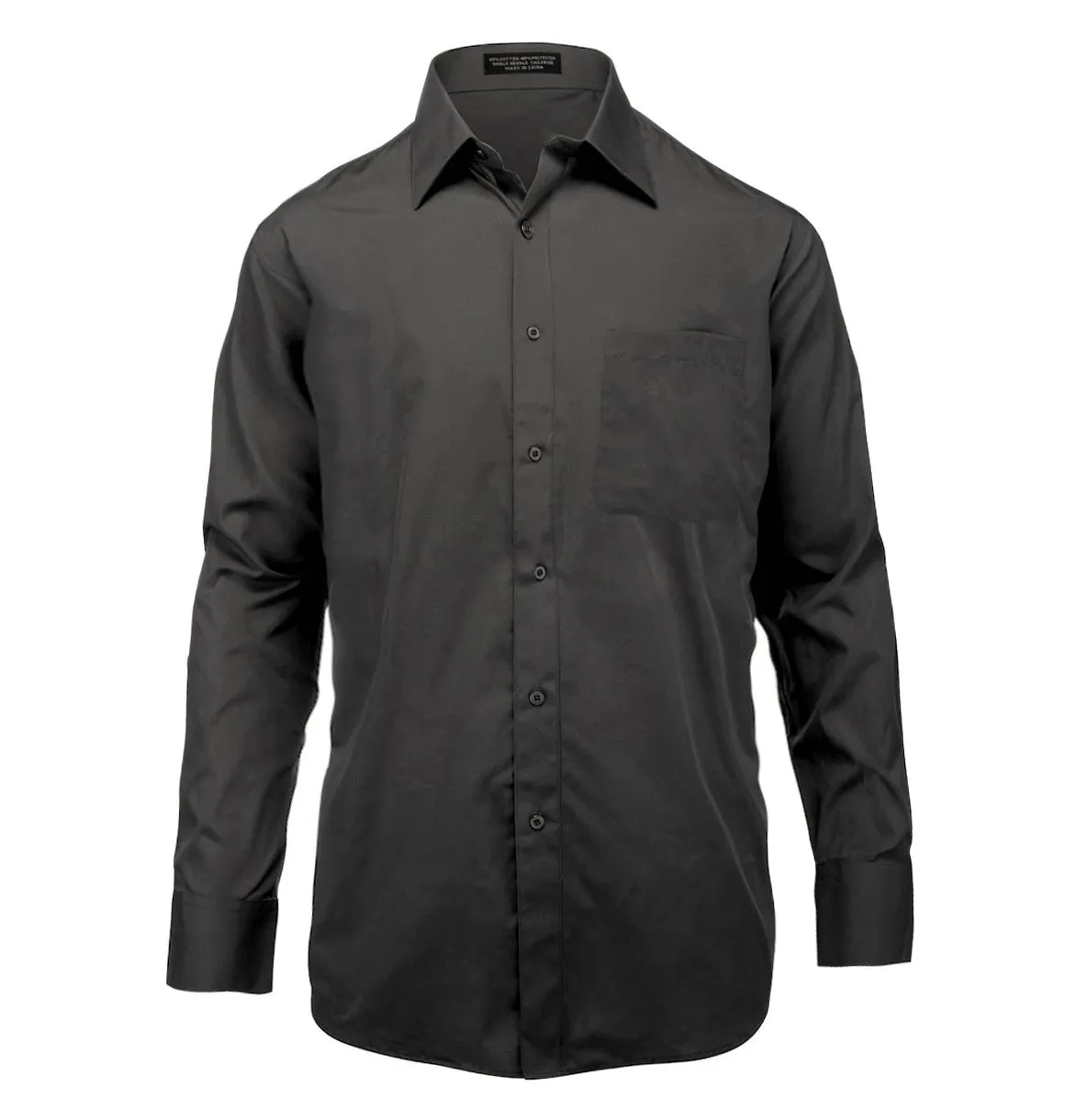 The Essential Solid Black Dress Shirt