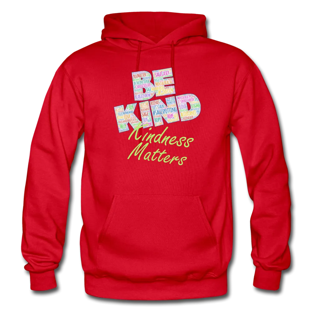 Unisex Pullover Hoodie - Be Kind (WordCloud)