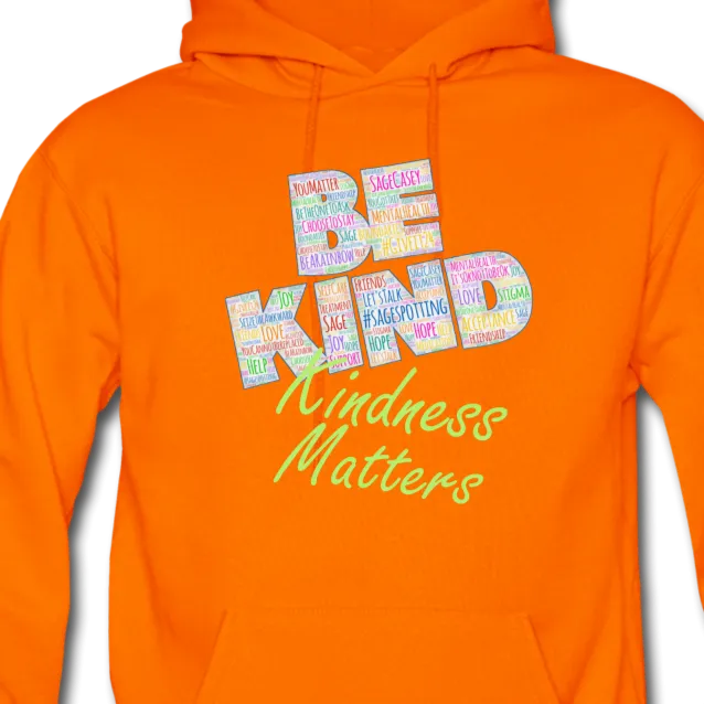 Unisex Pullover Hoodie - Be Kind (WordCloud)