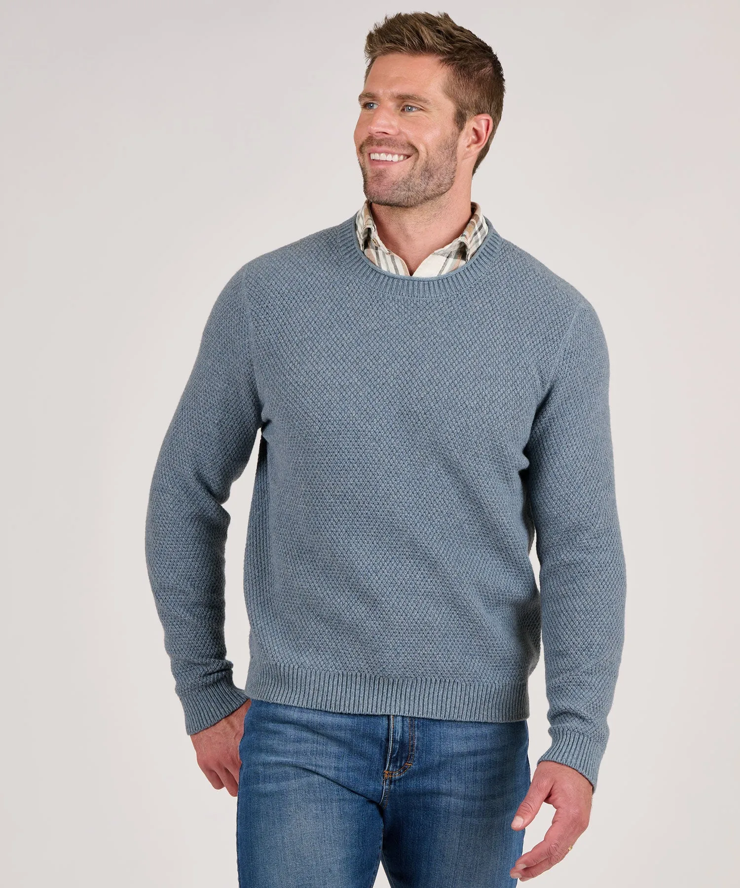 Westport Black Roll Neck Crew Pullover Sweater